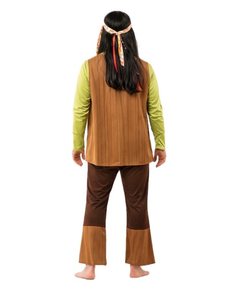 Fantasia Hippie Masculina Tamanho L | Fantasias para Adultos O Rei do Carnaval